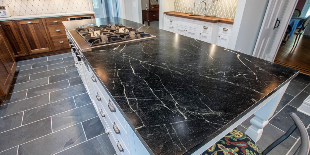 black quartz countertops by newstone